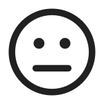 Emoji Meh SVG Icon